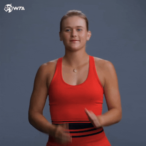 Wave Applause GIF by WTA