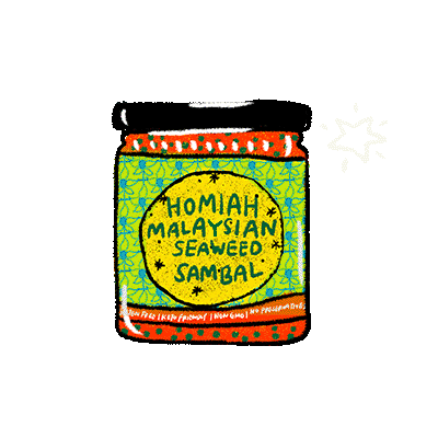 Homiah Foods Sticker