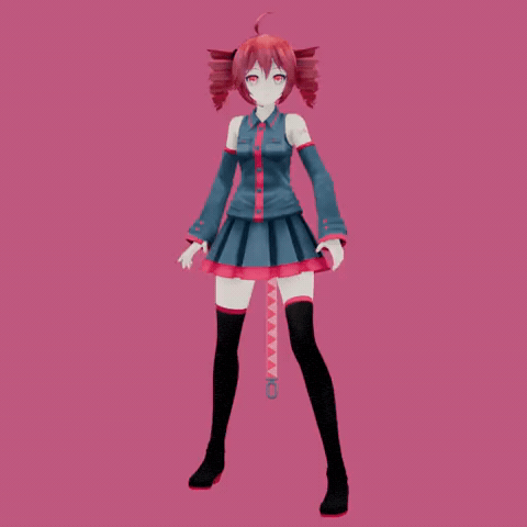 Kasane Teto Fortnite Dance GIF