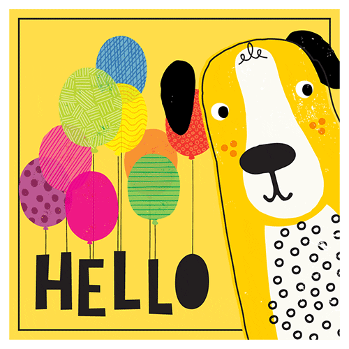 Dog Hello GIF by American Crafts