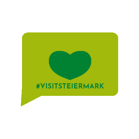 Green Heart Styria Sticker by Steiermark Tourismus