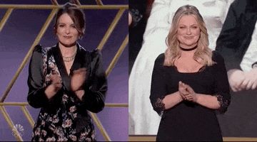 Amy Poehler Applause GIF by Golden Globes