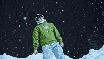 Slow Motion Snow GIF