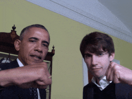 Barack Obama Fist Bump GIF