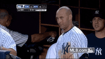 New York Yankees Jeter GIF by MLB