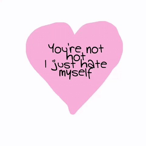 Heart Flirting GIF
