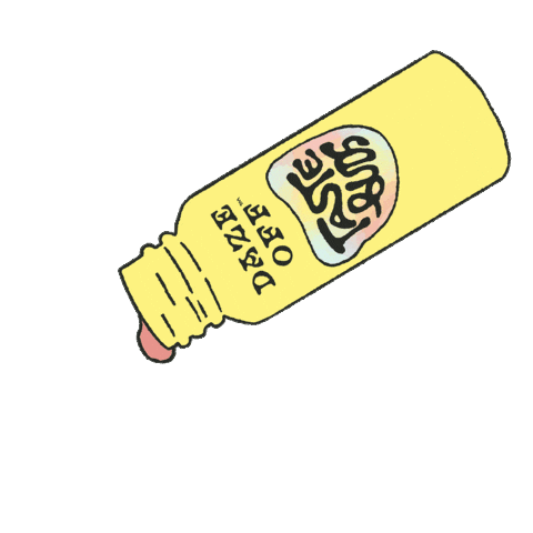 Strawberry Drip Sticker by Daze Off