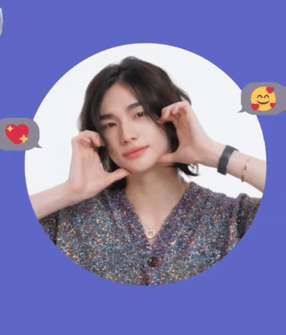 hyunjin_20 love kpop heart emoji GIF