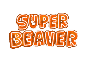 スーパービーバー Sticker