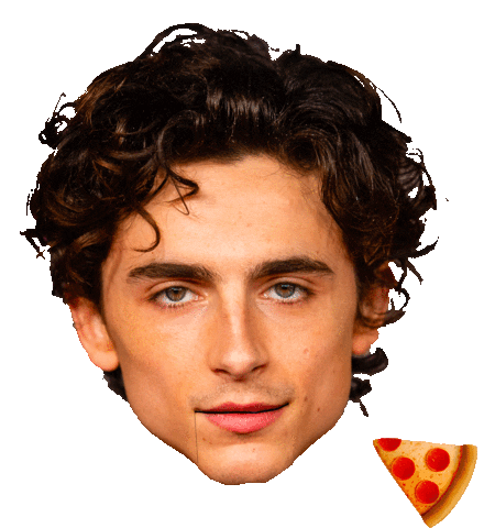 Hungry Timothee Chalamet Sticker by Anne Horel