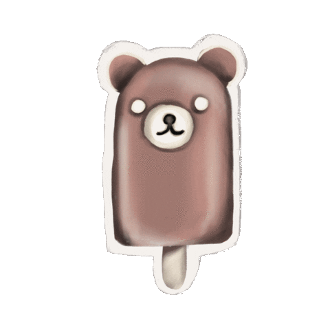 Yummy Yummy Bear Sticker