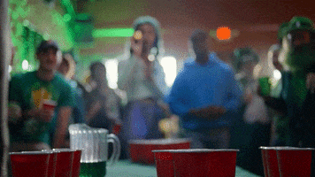 Beer Pong Reaction GIF by Freeform's Single Drunk Female