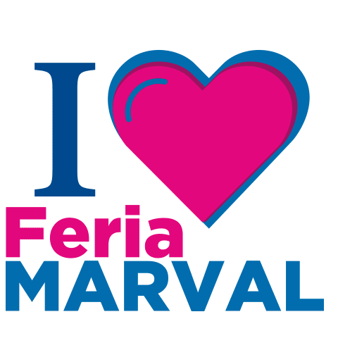 I Love Feria Marval Sticker by Constructora Marval