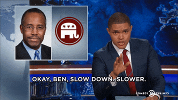 calm down the daily show GIF by The Daily Show with Trevor Noah