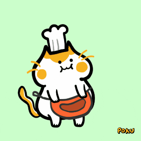 Happy Cat GIF by Poku Meow