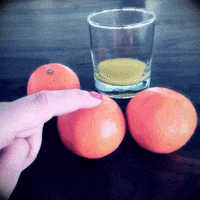 Sick Orange Juice GIF