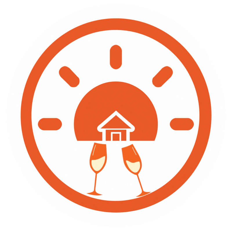 Cheers Champagne Sticker by Dream Properties - Spaanse Droomhuizen