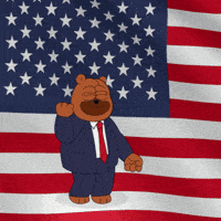 Make America Great Again Dance GIF by Bearycoin
