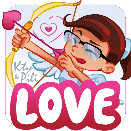 Valentine Love GIF by Kty&Pili