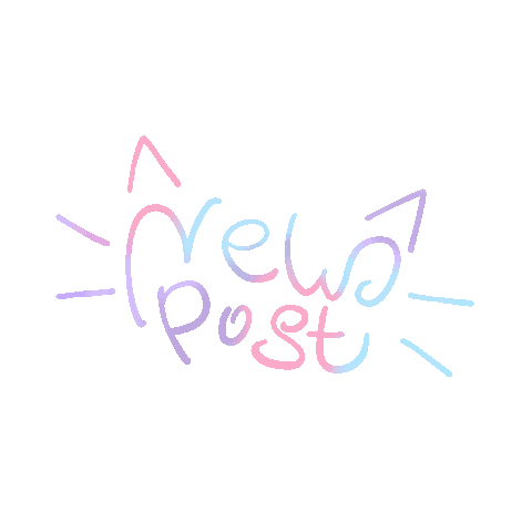 New Post Pastel Sticker