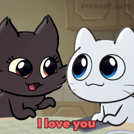 I Love You Hug GIF by Créu Cat