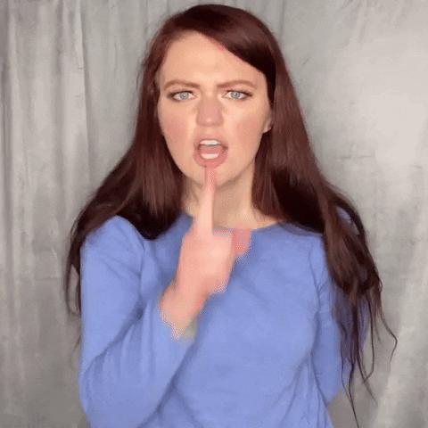 Dont Say A Word Shut Up GIF by Ryn Dean
