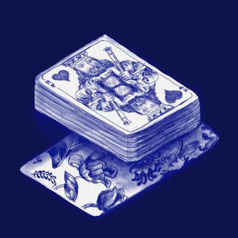 Playing Cards Art GIF by sophiaqin