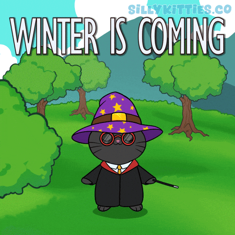 Let It Snow Christmas GIF by Silly Kitties