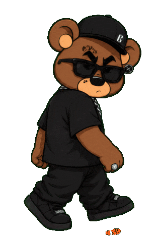 Bear Berlin Sticker by Gunoven