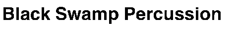 Black Swamp Percussion Sticker