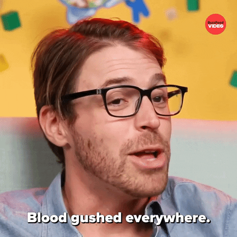 Blood Teacher GIF by BuzzFeed