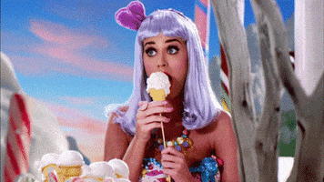 Ice Cream Cone Lick GIF by Katy Perry