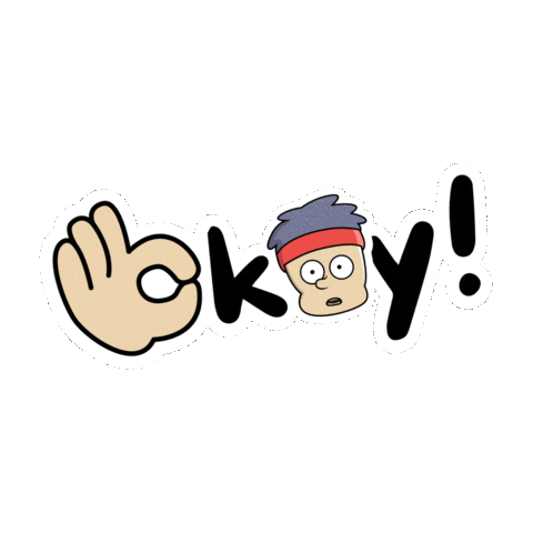 Gesture Yes Sticker by dowithtera