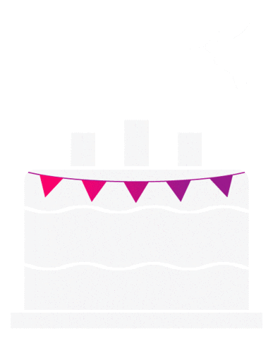 Happy Birthday Sticker by The Colibri Collective