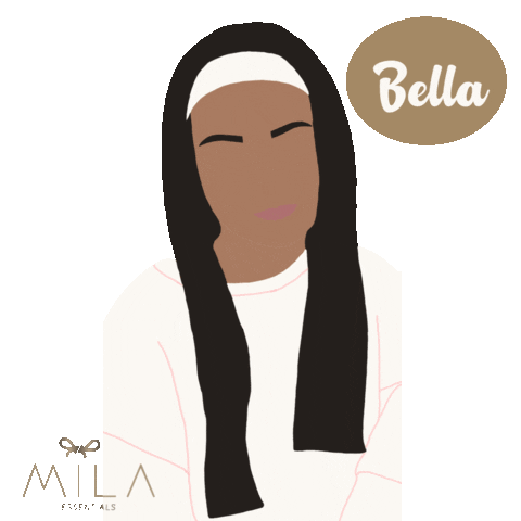 Cartoon Bella Sticker by Mila's Essentials