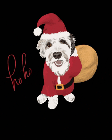 This Is Cute Merry Christmas GIF by Honey Boo Designs