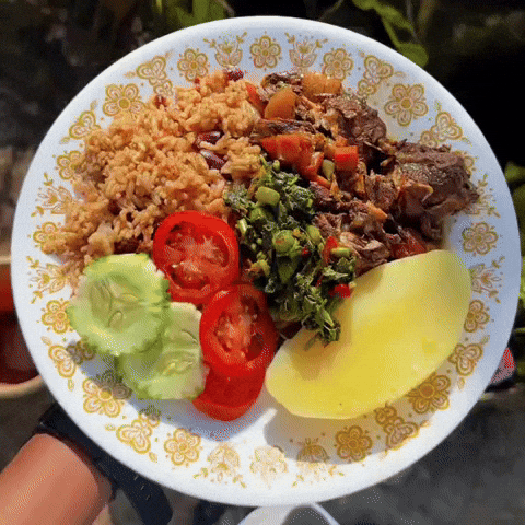 Rice And Peas Dinner GIF