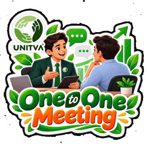 One To One Meeting Sticker by UNITVA