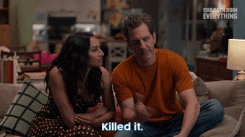 High Five Meaghan Rath GIF by Children Ruin Everything