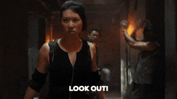 Ready To Go Lookout GIF by starringsarahchang