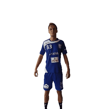 Handball Bluewhitedynamite Sticker by Handbalclub Izegem