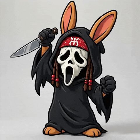 Bunny Scream GIF