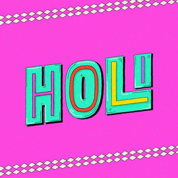 Holi Festival GIF by Analice Campos