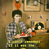 Cant Remember Costume Party GIF by Halloween Party