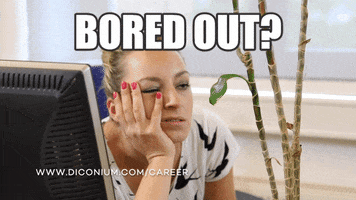 diconium digital bored office job GIF
