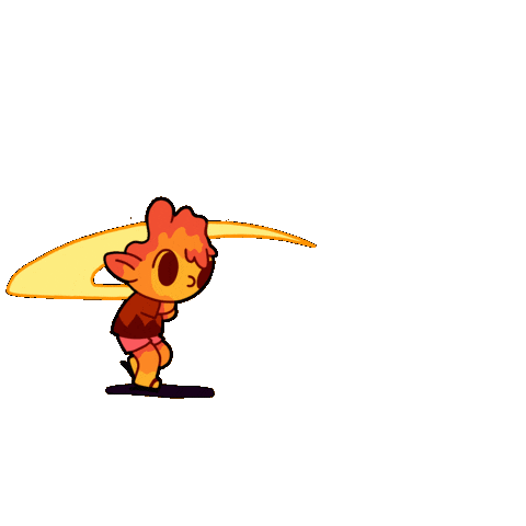 Fire Sword Sticker by frazzi_creation