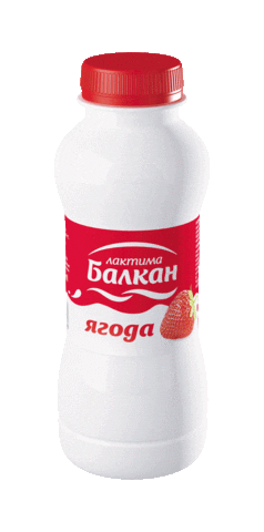 Strawberry Balkan Sticker by Lactima JSC