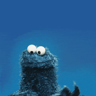 Hungry Cookie Monster GIF by Sesame Street