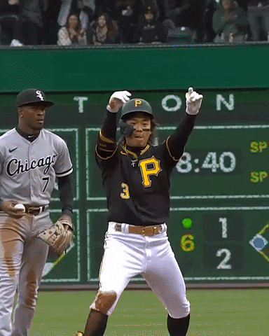 Celebrate Major League Baseball GIF by Pittsburgh Pirates