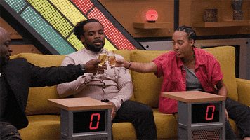Xavier Woods Cheers GIF by Dropout.tv